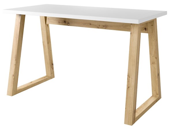 NovýNábytok.sk PC stolík Fentura (dub artisan + biela). Akcia -16%. Vlastná spoľahlivá doprava až k Vám domov. 1123772