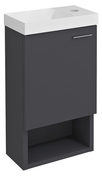 Sapho Sapho, LATUS XI umývadlová skrinka 30x53x16,5cm, antracitový mat, LT711-3434
