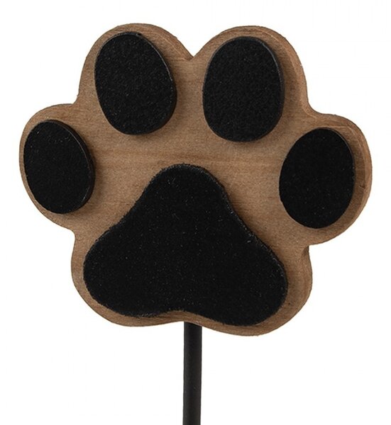 Nástenný háčik v tvare psej labky Dog Paw - 9*5*14 cm - Clayre & Eef