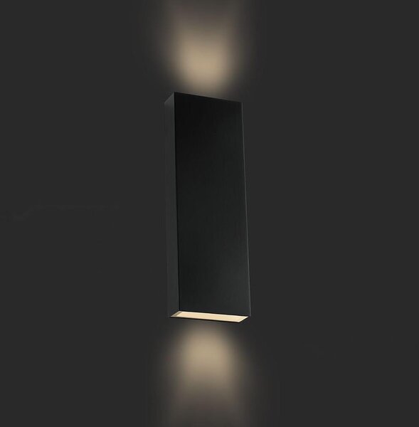 LED Vonkajšie nástenné svietidlo LED/8W/230V 4000K IP65 čierna