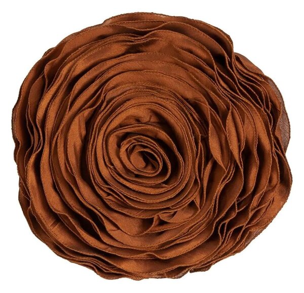 Zelený okrúhly vankúš v tvare kvetu Bella - Ø 40 cm - Mars & More