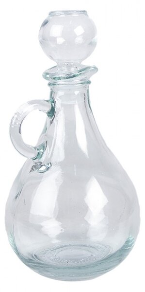 Dekoračná sklenená fľaša karafa so zátkou - 325 ml - Clayre & Eef