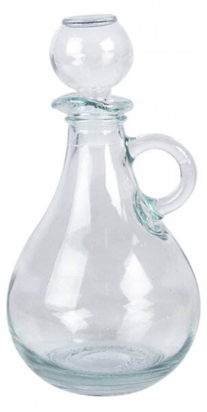 Dekoračná sklenená fľaša karafa so zátkou - 325 ml - Clayre & Eef