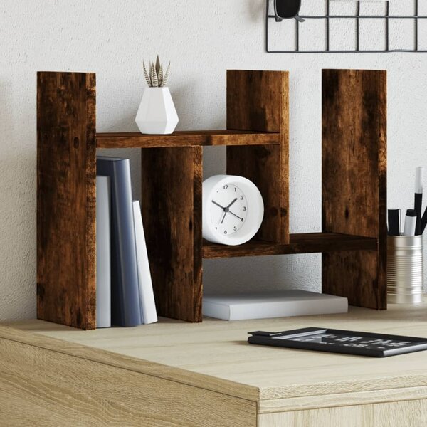 Maison Exclusive – Organizér na písací stôl, dymová borovica, 34,5 x 15,5 x 35,5 cm, drevovláknitá doska
