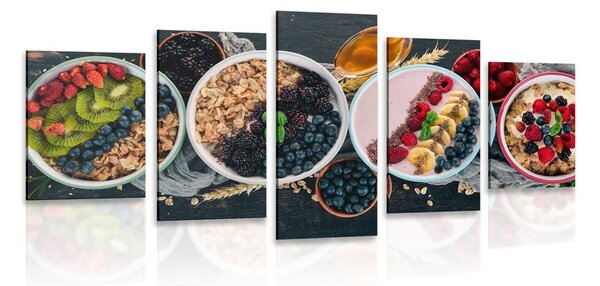 5-dielny obraz chutné variácie müsli