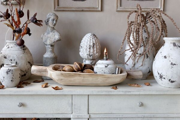 Dekorácia jesennej kytice Fleur - 43 cm - Chic Antique
