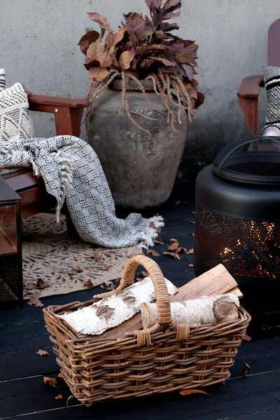 Dekorácia terakovový kvet Fleur Foxtail Amaranth - 107 cm - Chic Antique