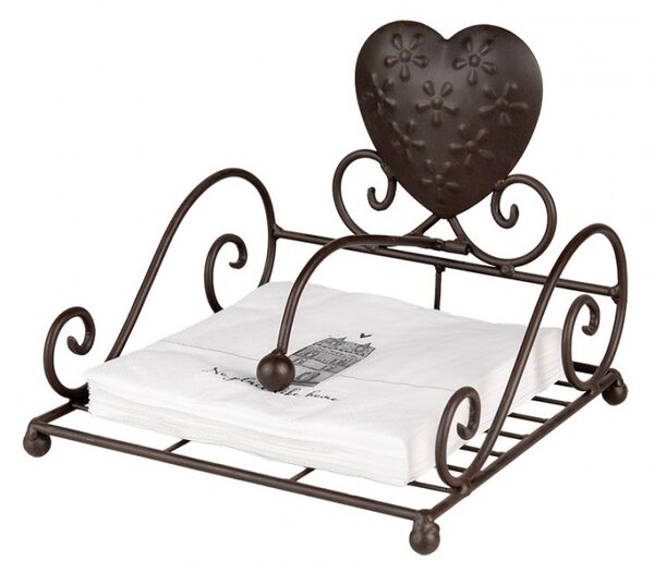 Biele papierové obrúsky Amsterdam House - 33 * 33 cm (20ks) - Clayre & Eef