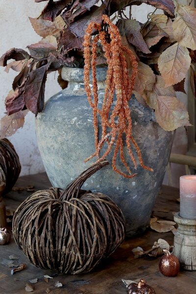 Dekorácia terakovový kvet Fleur Foxtail Amaranth - 107 cm - Chic Antique