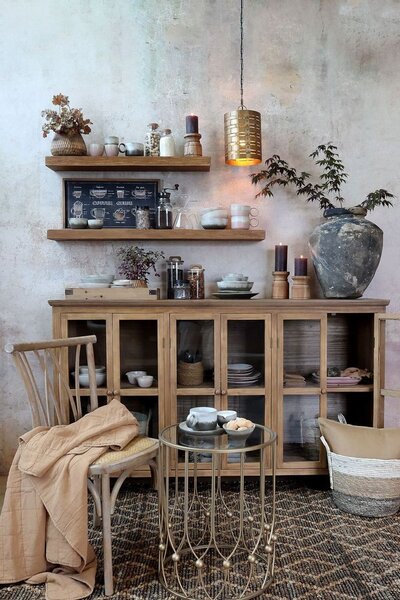 Čierna nástenná ceduľa s dreveným rámom Coffee – 40*30 cm - Chic Antique
