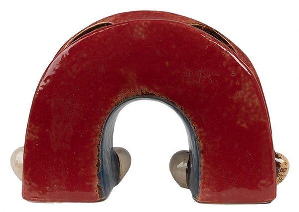 Planter 26x9x16 Cm Red Ceramic Rainbow - 26*9*16 cm - Clayre & Eef