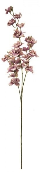 Dekorácia umelá vetvička s fialkovými kvetmi - 10*10*110 cm - Clayre & Eef