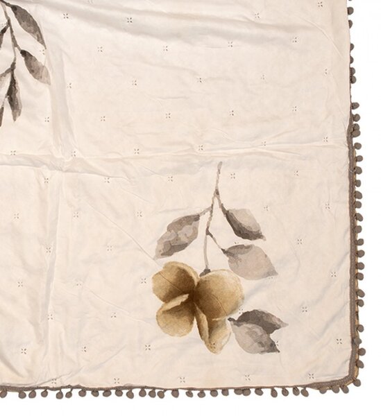 Prikrývka na posteľ a 2x obliečka na vankúš Flower Bulb - 230*250 cm / 50*70 cm - Clayre & Eef