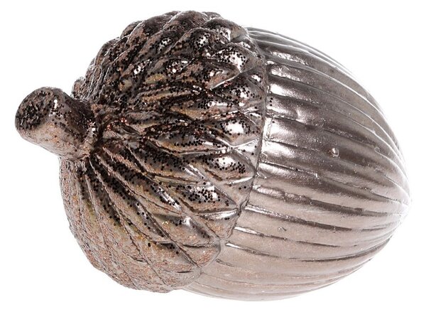 Mocca keramická dekorácia žaluď Acorn antique - 11*8*8 cm - Chic Antique
