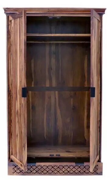 Skriňa Mira 120x200x60 indický masív palisander
