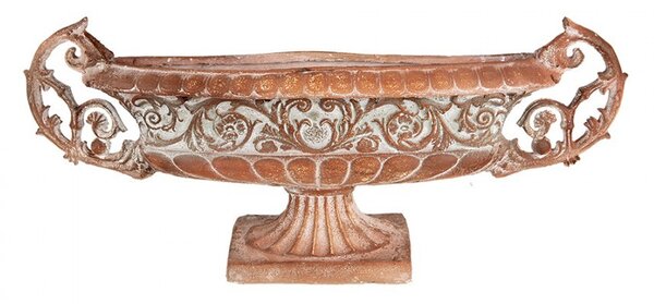 Planter 81x19x36 Cm Brown Ceramic Material - 81*19*36 cm - Clayre & Eef