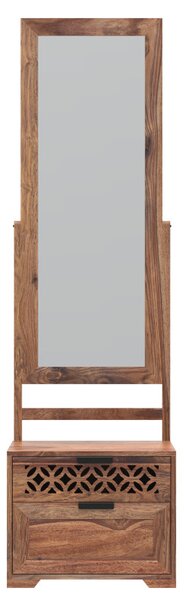 Toaletný stolík so zrkadlom Mira 50x175x40 indický masív palisander