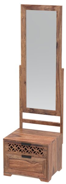 Toaletný stolík so zrkadlom Mira 50x175x40 indický masív palisander