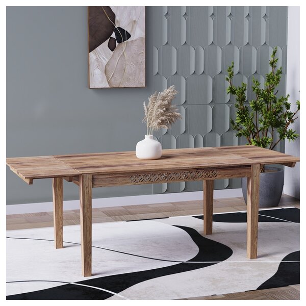Rozkladací stôl Mira 140/220x90 indický masív palisander