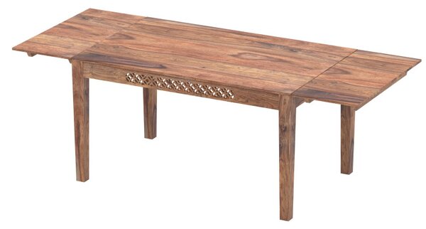 Rozkladací stôl Mira 140/220x90 indický masív palisander