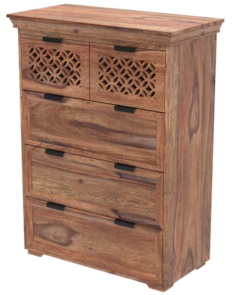 Komoda Mira 90x120x45 indický masív palisander