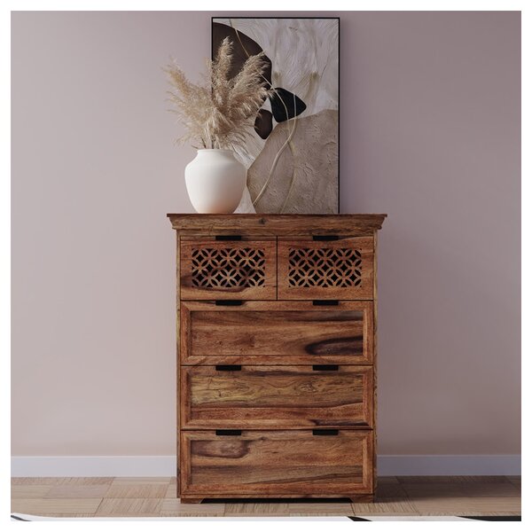 Komoda Mira 90x120x45 indický masív palisander