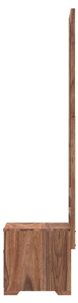 Toaletný stolík so zrkadlom Mira 50x175x40 indický masív palisander