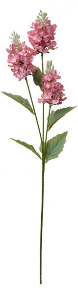 Dekorácia umelá kvetina s ružovými kvetmi - 12*5*71 cm - Clayre & Eef