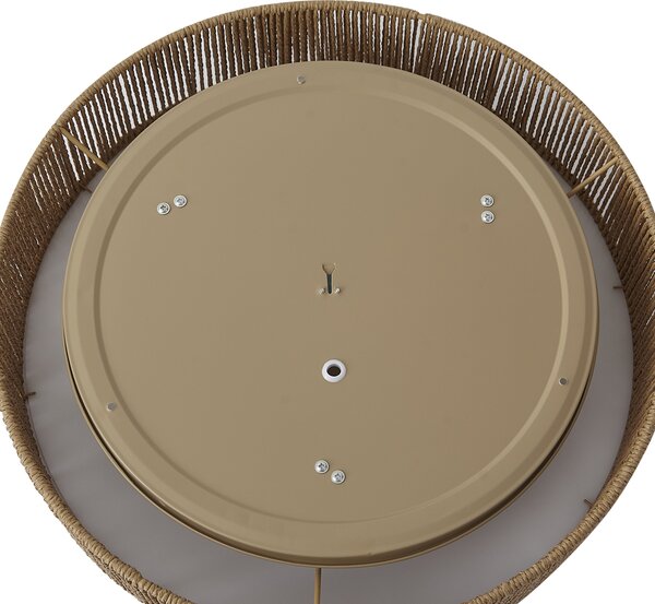 Japandi stropné svietidlo prírodné s tienidlom 46cm 3-svetlá - Luz