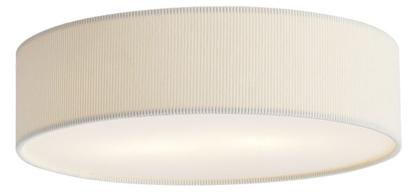 Moderné stropné svietidlo biele so zamatovým tienidlom 38 cm 2-Lights - Luz