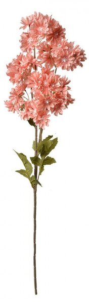 Dekorácia umelá kvetina s lososovými kvetmi - 17*9*72 cm - Clayre & Eef