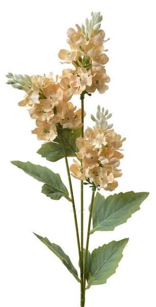 Dekorácia umelý kvet s béžovými kvetmi - 12*5*71 cm - Clayre & Eef