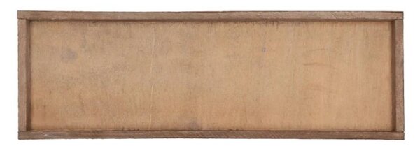 Prírodný hnedý drevený dekoračný podnos Uno - 42*14*3 cm - daan kromhout