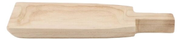 Prírodný drevený dekoračný podnos s rukoväťou Tippo - 32*15*4 cm - daan kromhout