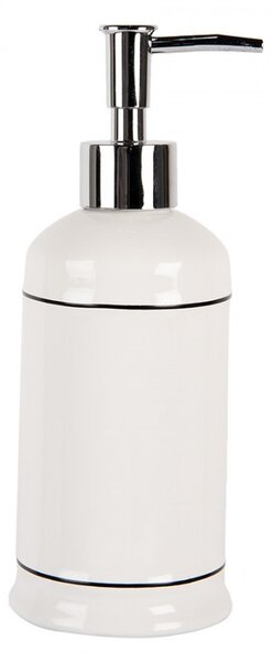 Keramický dávkovač na mydlo s pumpičkou Le Bain - Ø 9*20 cm / 350 ml - Clayre & Eef