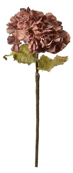 Fialová dekoračná kvetina hortenzie Hydrangea - 10*10*55 cm - Clayre & Eef