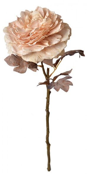 Artificial Flower Rose 48 Cm Pink Plastic - 10*10*48 cm - Clayre & Eef