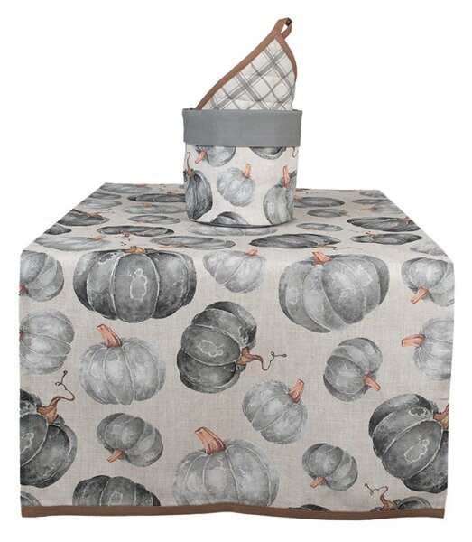 Bavlnený behúň s tekvicami Country Style Pumpkin - 50*140 cm - Clayre & Eef