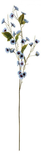 Dekorácia umelá kvetina s modrými kvetmi - 25*6*107 cm - Clayre & Eef