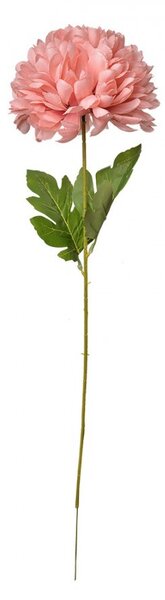 Dekorácia umelá kvetina s ružovým kvetom - 15*15*80 cm - Clayre & Eef