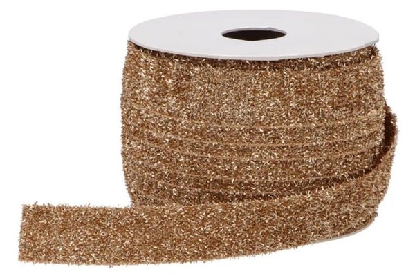 Zlatá látková stuha Vivant Crushta Ribbon - 20mm x 15m - daan kromhout