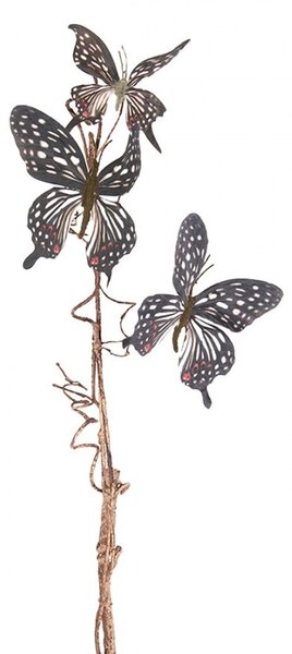 Dekoratívna vetva s motýľmi Butterfly - 16*10*85 cm - Clayre & Eef