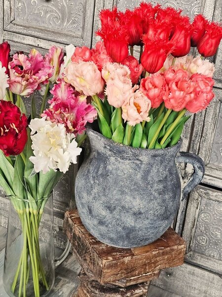 Červený tulipán Silk Tulip Red - 64 cm - daan kromhout
