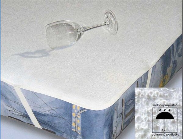 2G Lipov Nepriepustný froté PVC chránič matraca pre bábätká - 60x120 cm