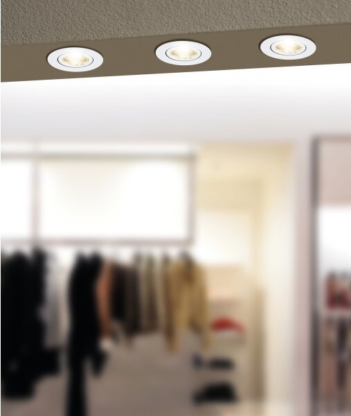 Eglo 33978 -LED Stmievateľné podhľadové bodové svietidlo SALICETO LED/4W/230V IP23