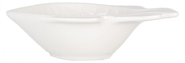 Malá biela mištička v tvare rybky M - 12 * 8 * 4 cm / 50 ml - Clayre & Eef