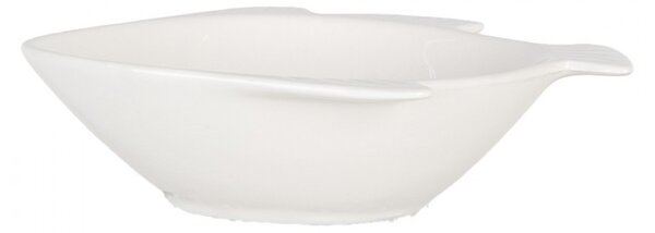 Malá porcelánová mištička v tvare rybky - 12 * 9 * 4 cm / 75 ml - Clayre & Eef