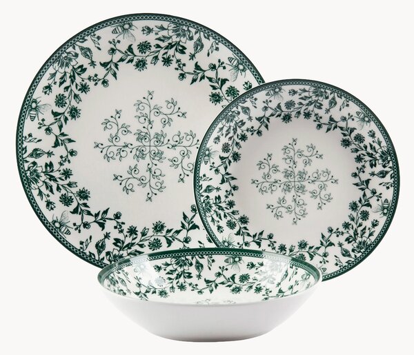 Porcelánová súprava riadu Giardino Segreto, 6 osôb, 18 ks