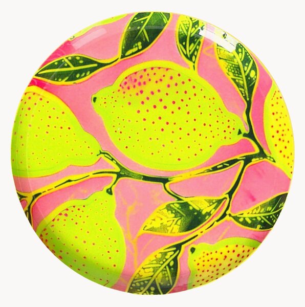 Železný dekoračný podnos Lemon Tree