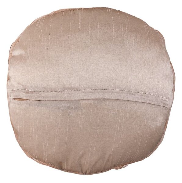 Béžový okrúhly vankúš v tvare kvetu Bella - Ø 40 cm - Mars & More